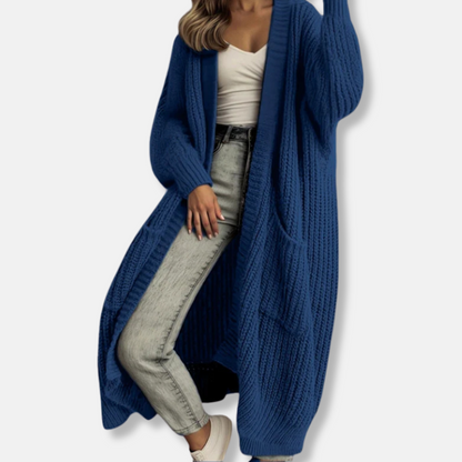 Gilet femme long et chaud hiver