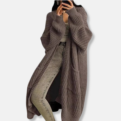 VogeLuxe | Gilet long épais pour femme 2