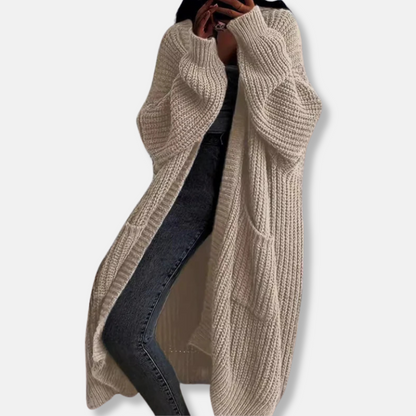 VogeLuxe | Gilet long épais pour femme 3