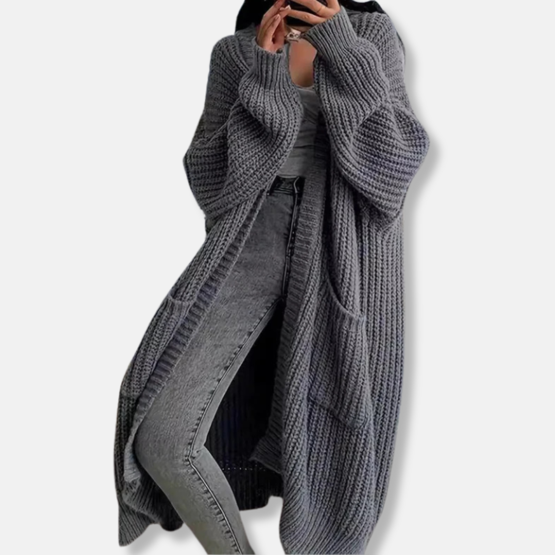 VogeLuxe | Gilet long épais pour femme 4