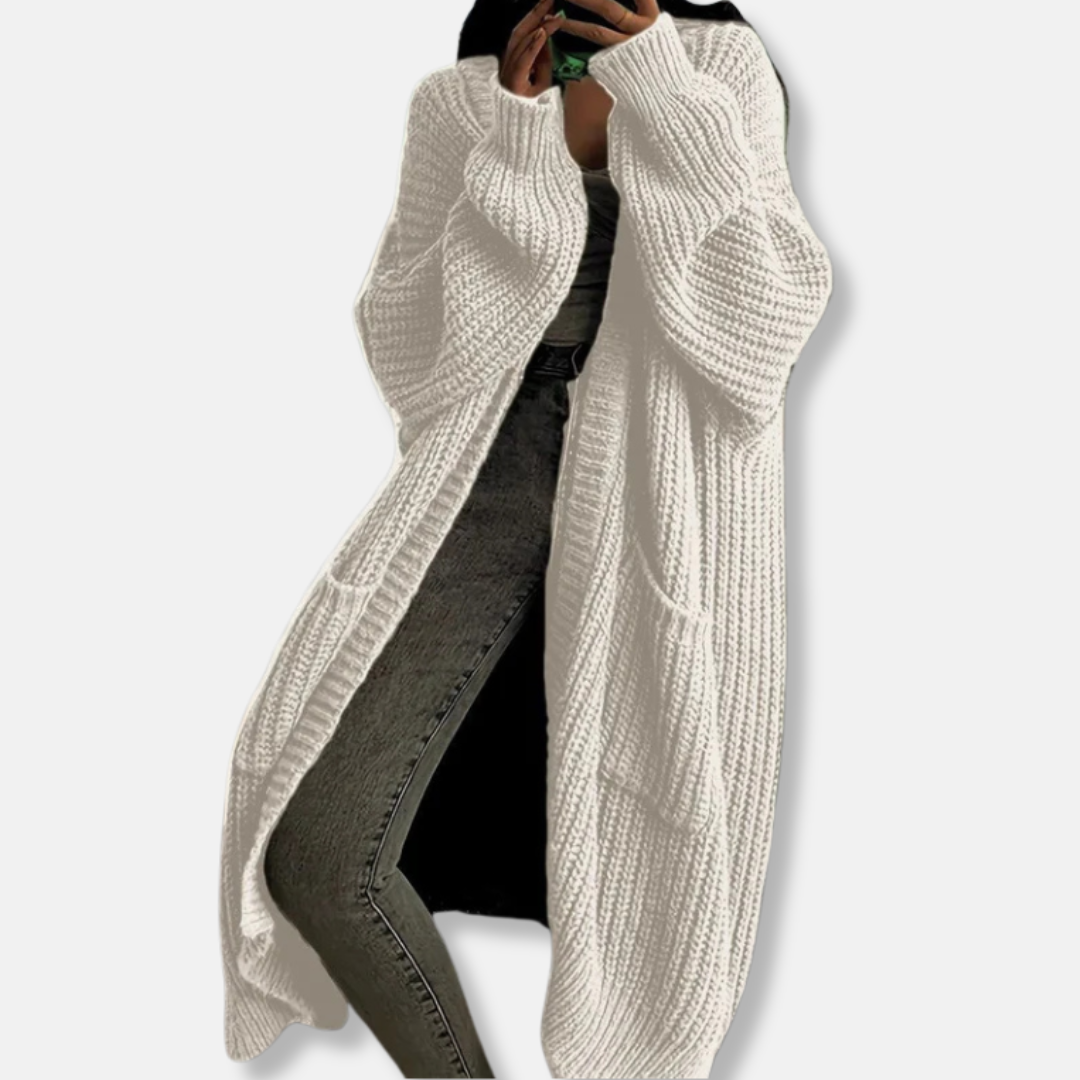 VogeLuxe | Gilet long épais pour femme 5