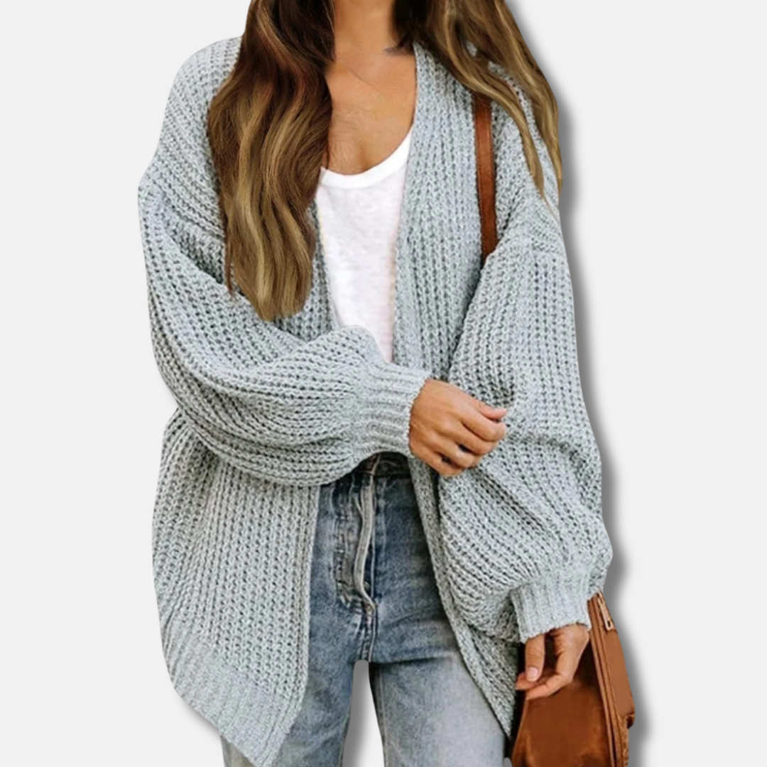 VogeLuxe | Gilet oversize à manches ballon pour femme 1