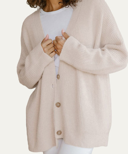 VogeLuxe | Gilet oversize côtelé pour femme 4
