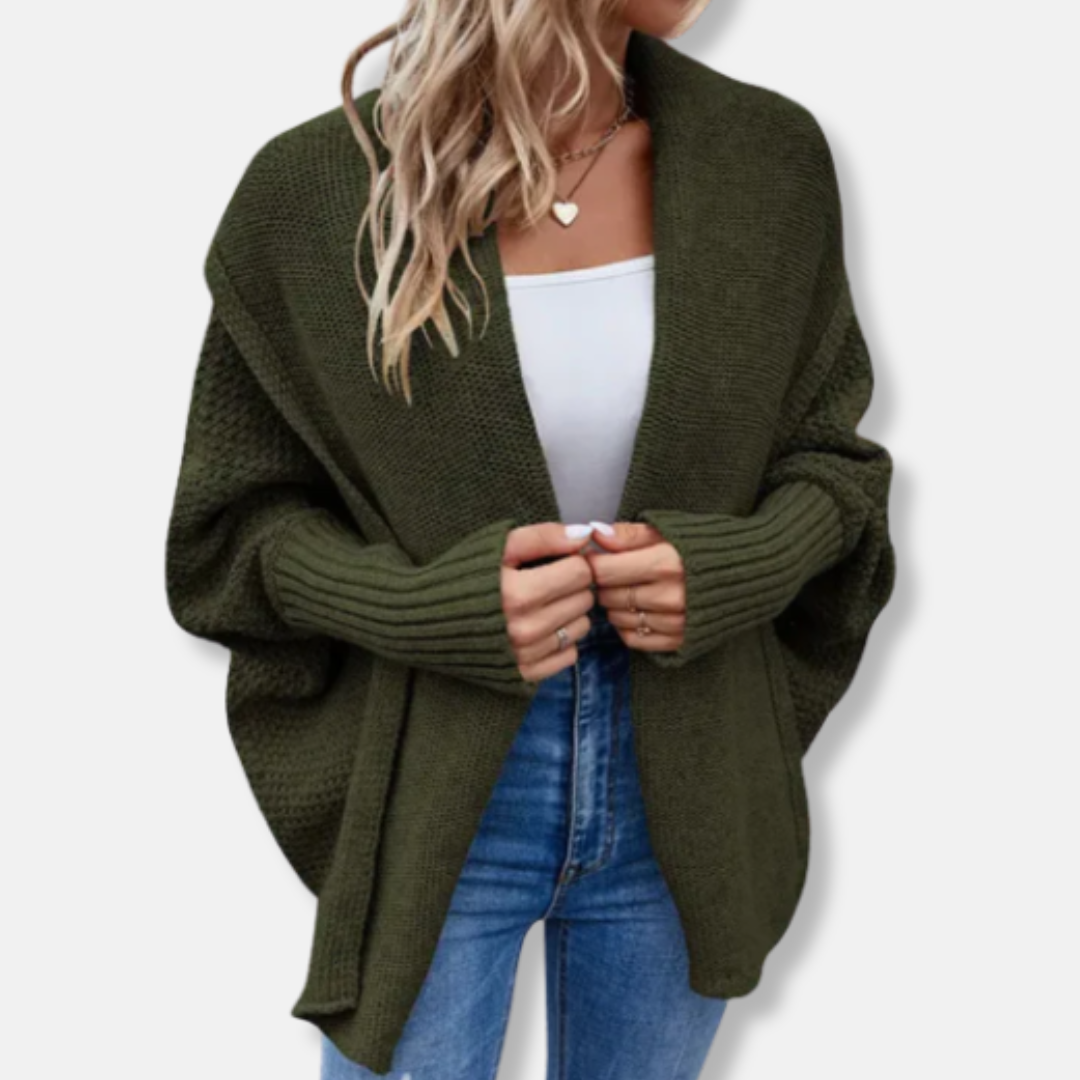 VogeLuxe | Gilet oversize ouvert sur le devant pour femme 2