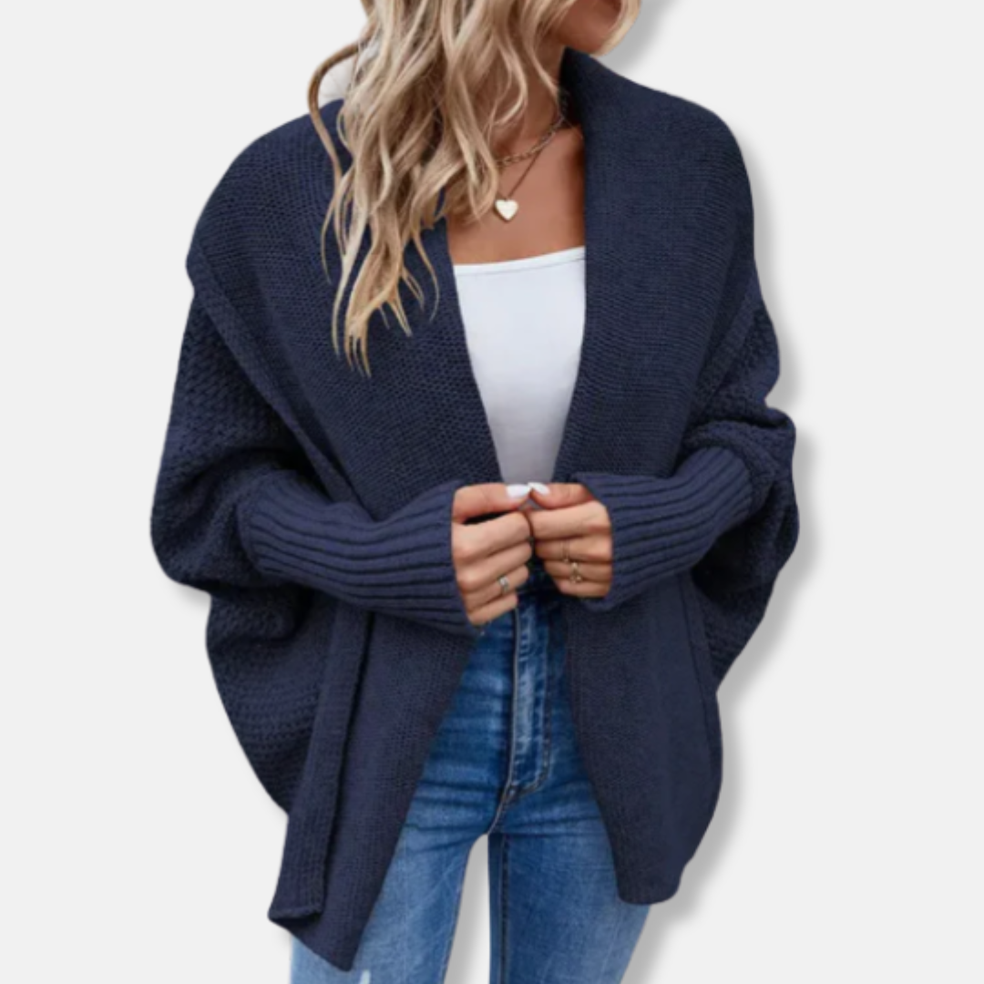 VogeLuxe | Gilet oversize ouvert sur le devant pour femme 3