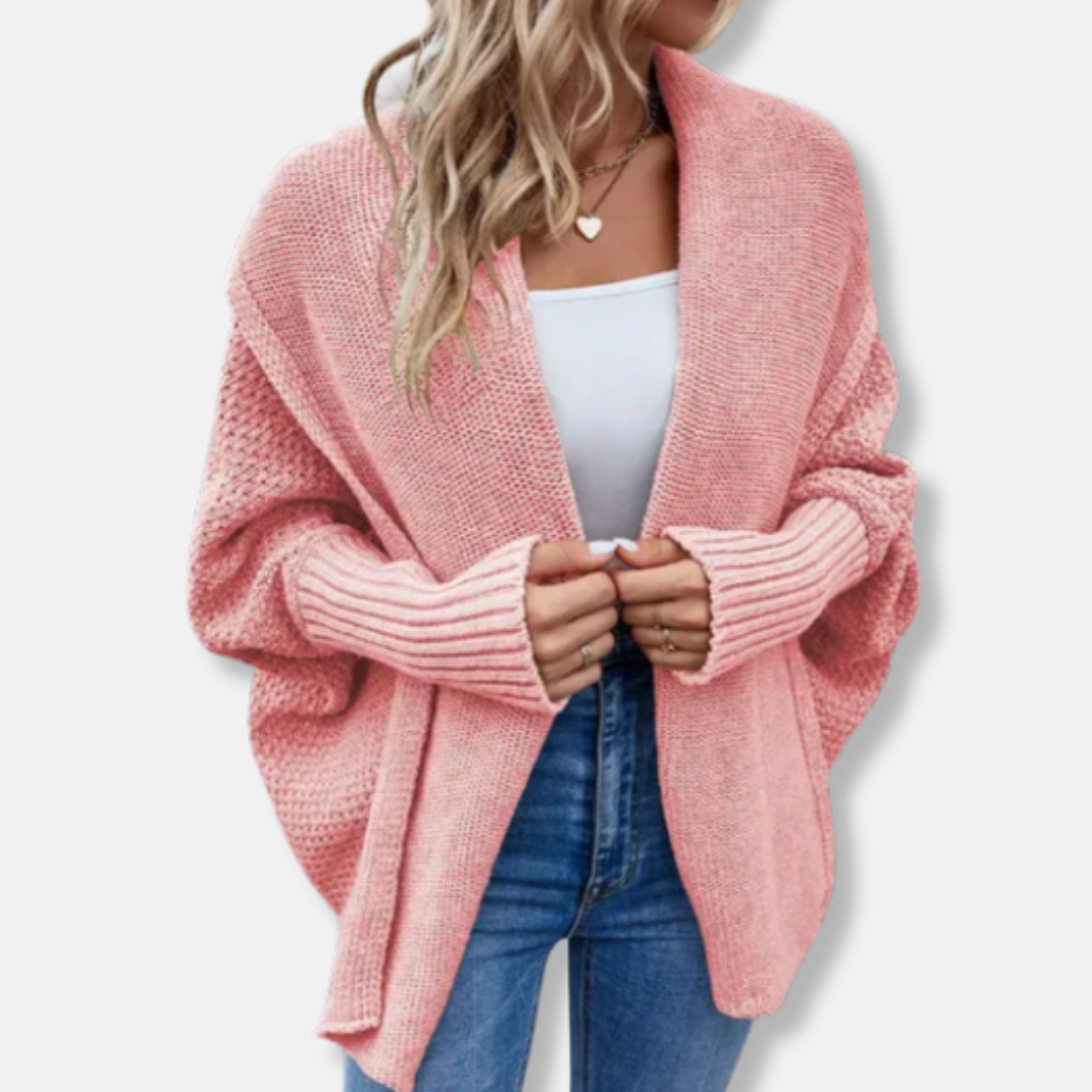 VogeLuxe | Gilet oversize ouvert sur le devant pour femme 4