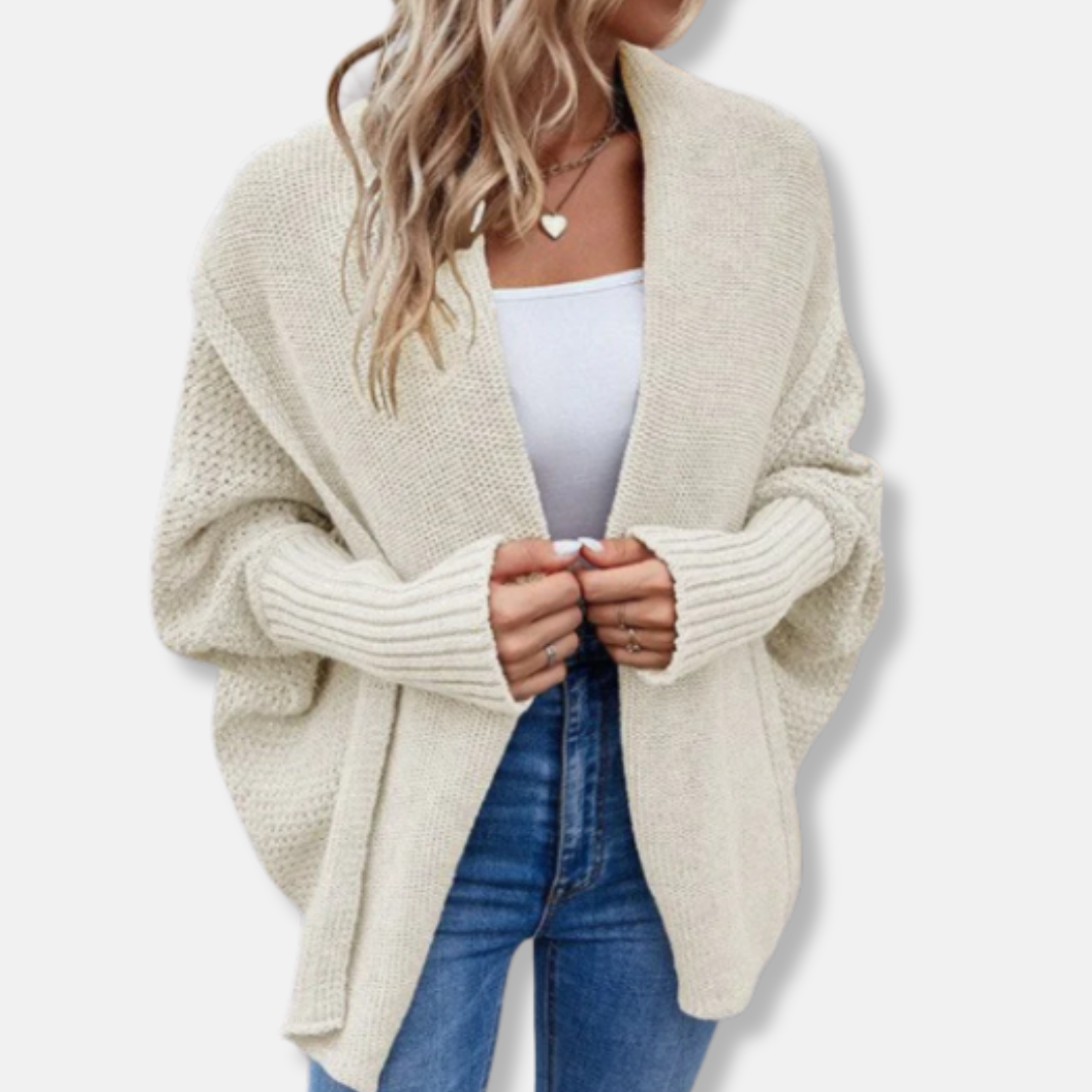 VogeLuxe | Gilet oversize ouvert sur le devant pour femme 5