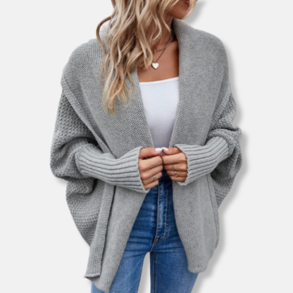 VogeLuxe | Gilet oversize ouvert sur le devant pour femme 6