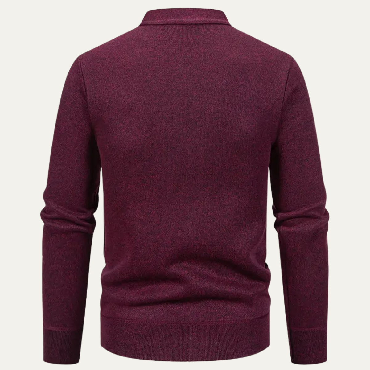 VogeLuxe | Gilet texturé à col en V pour homme 3