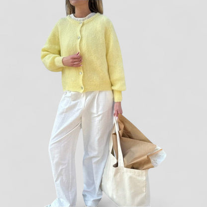 Gilet maille femme décontracté et tendance - PanierRoyale