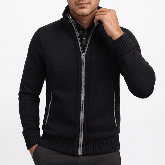 VogeLuxe | Gilet zippé chaud en polaire pour homme 0
