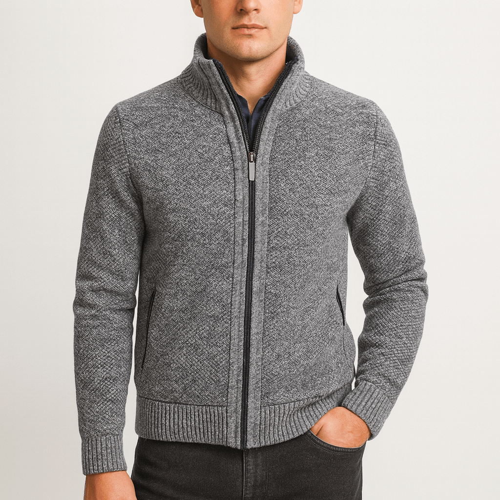 Cardigan Polaire Homme Zippé et Doux