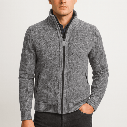 Cardigan Polaire Homme Zippé et Doux