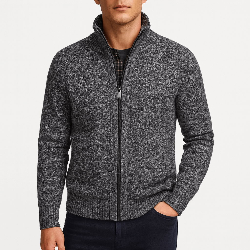 Cardigan Polaire Homme Zippé et Doux