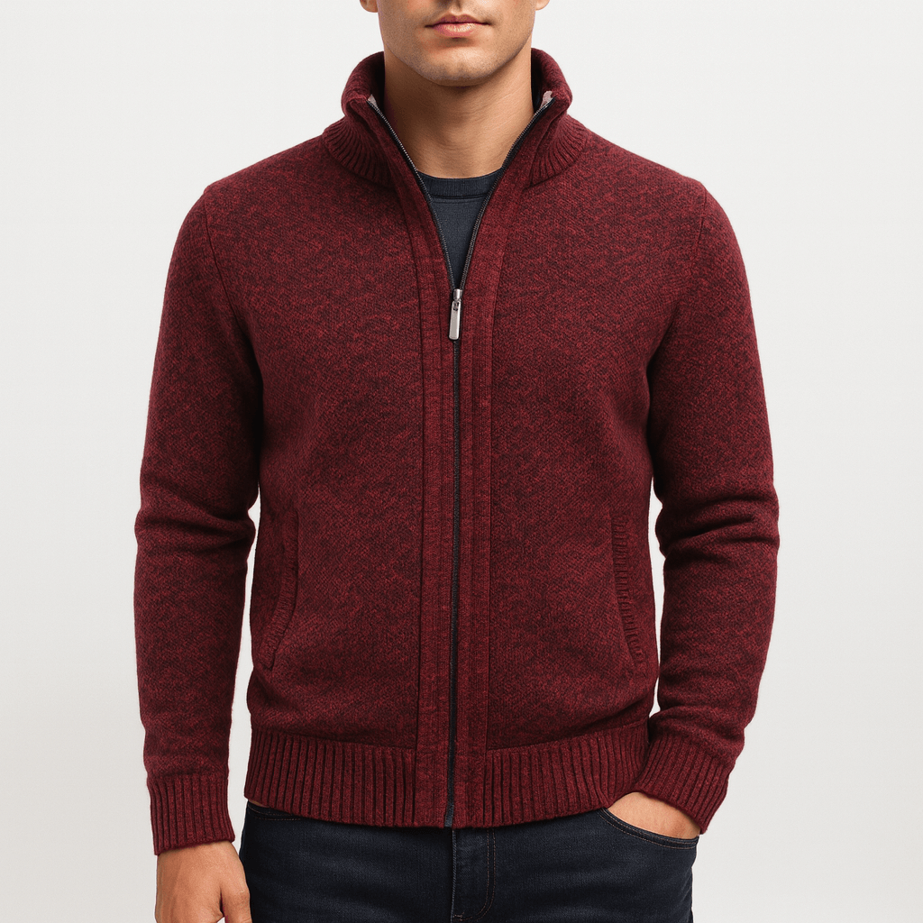 Cardigan Polaire Homme Zippé et Doux