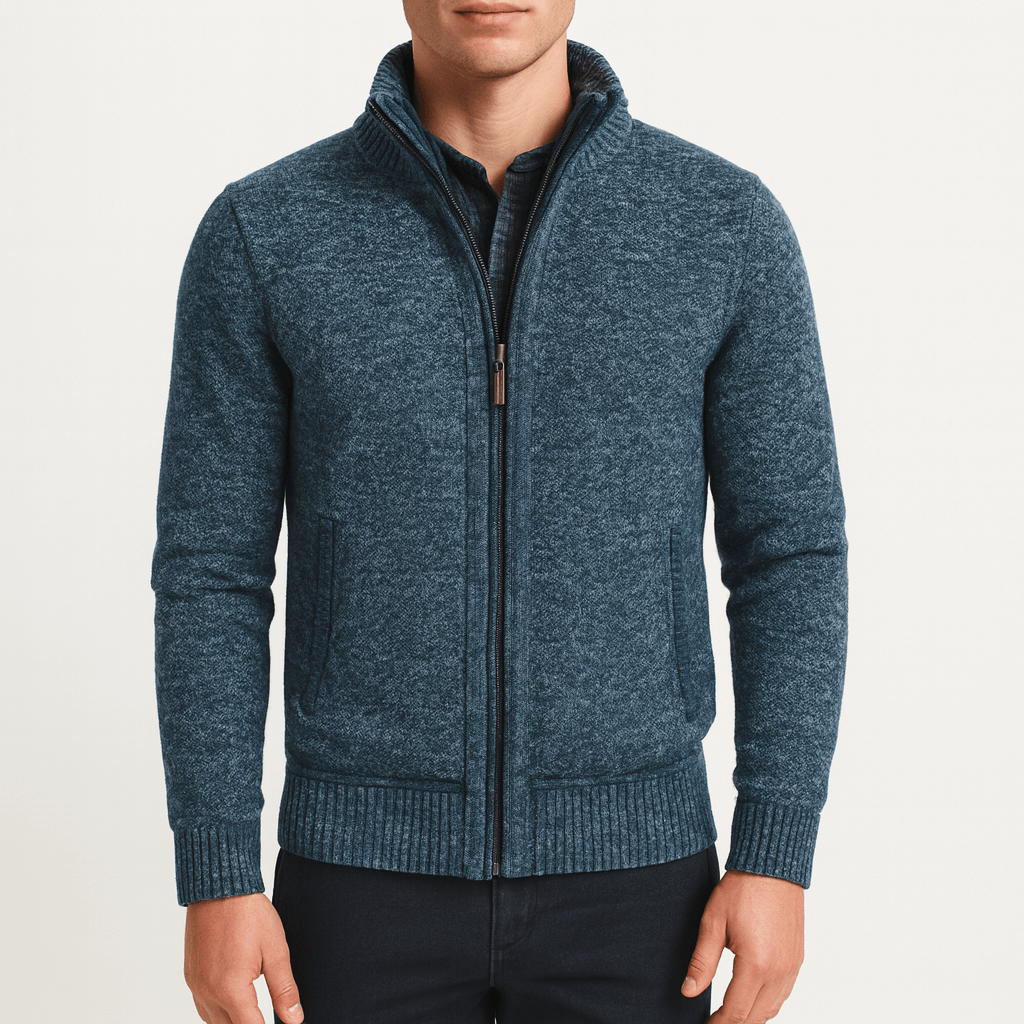 VogeLuxe | Gilet zippé chaud en polaire pour homme 4
