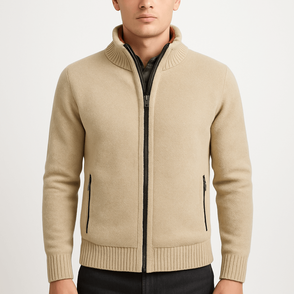 VogeLuxe | Gilet zippé chaud en polaire pour homme 5