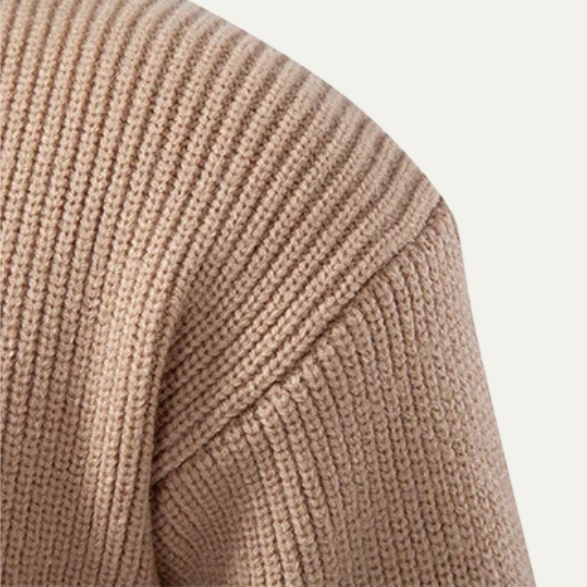 VogeLuxe | Gilet zippé côtelé épais d'hiver pour homme 3