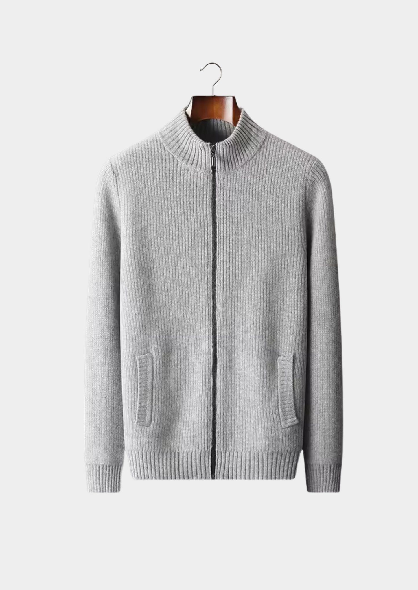 VogeLuxe | Gilet zippé côtelé pour homme 1