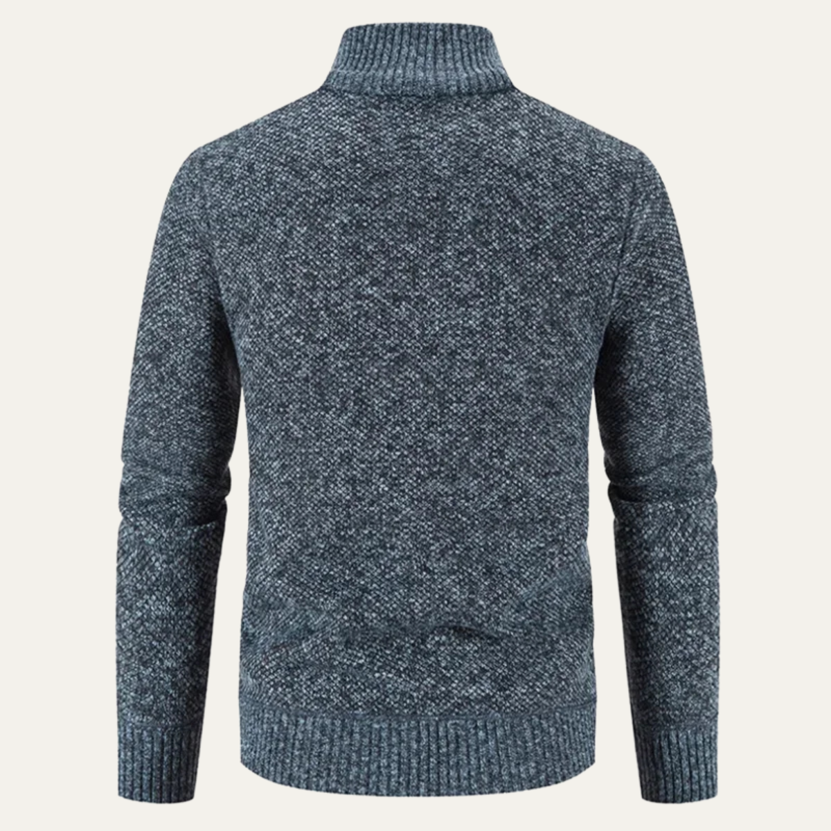 VogeLuxe | Gilet zippé en maille géométrique pour homme 1