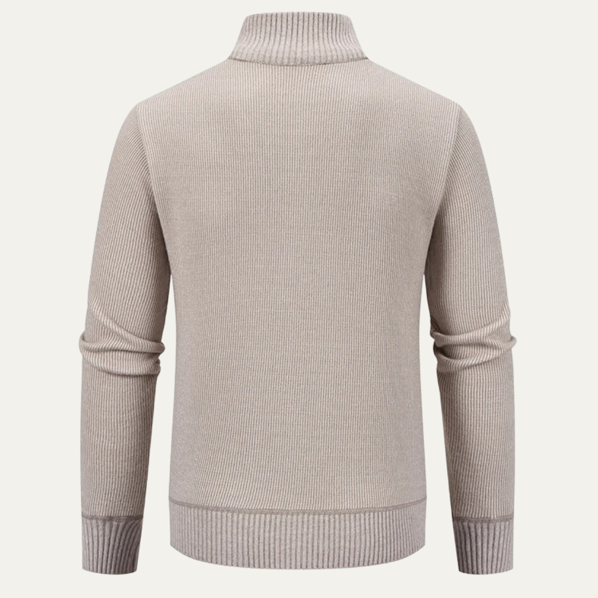 VogeLuxe | Gilet zippé en maille lisse pour homme 5