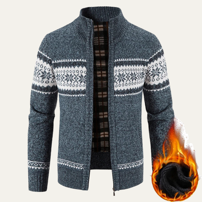 VogeLuxe | Gilet zippé en maille pour homme 1