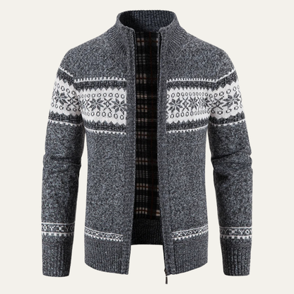 Gilet en maille zippé homme sport