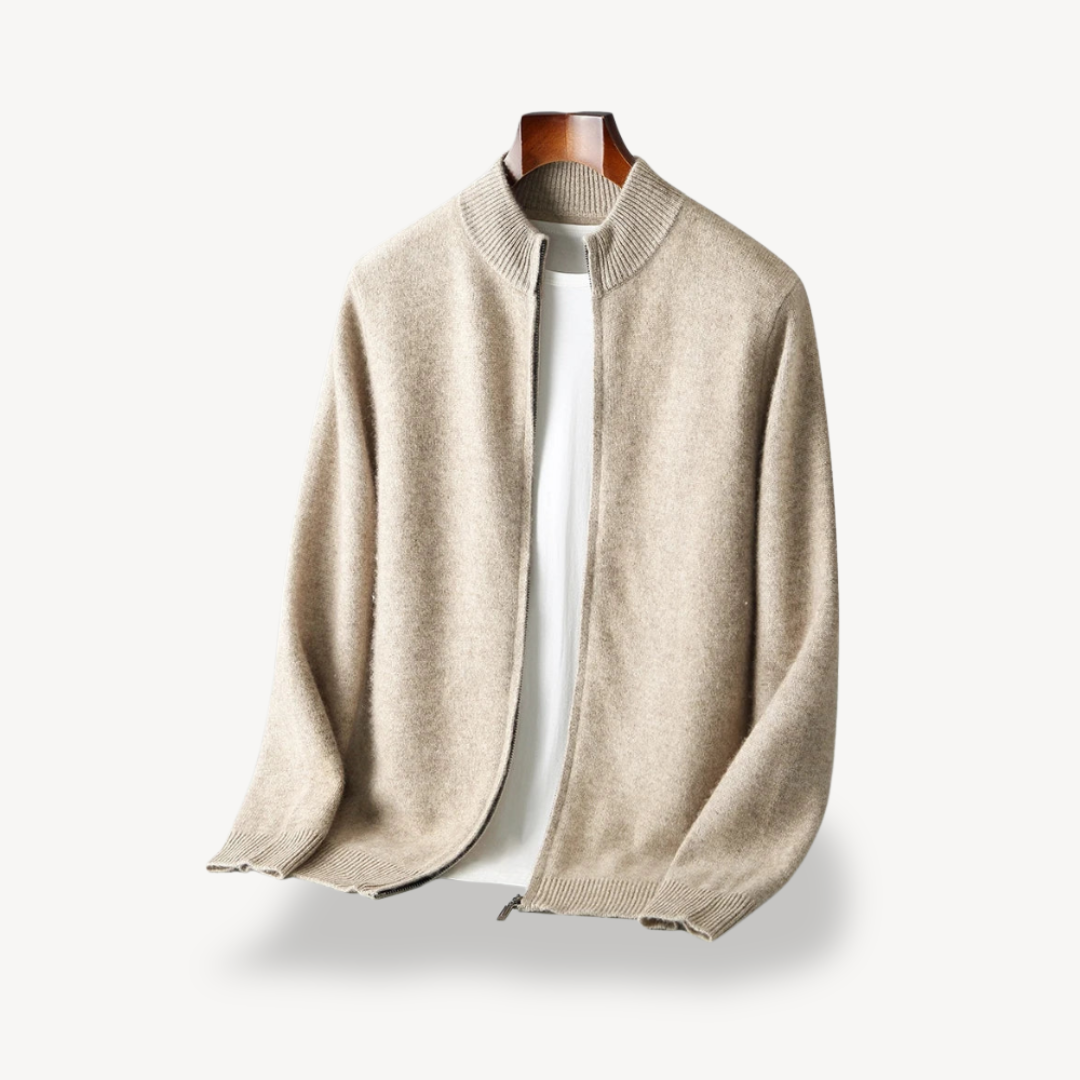 VogeLuxe | Gilet zippé minimaliste pour homme 0