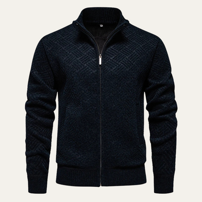 Gilet homme zippé effet jean casual