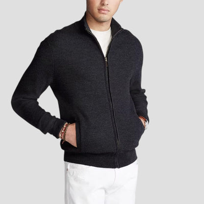 VogeLuxe | Gilet zippé texturé pour homme 3