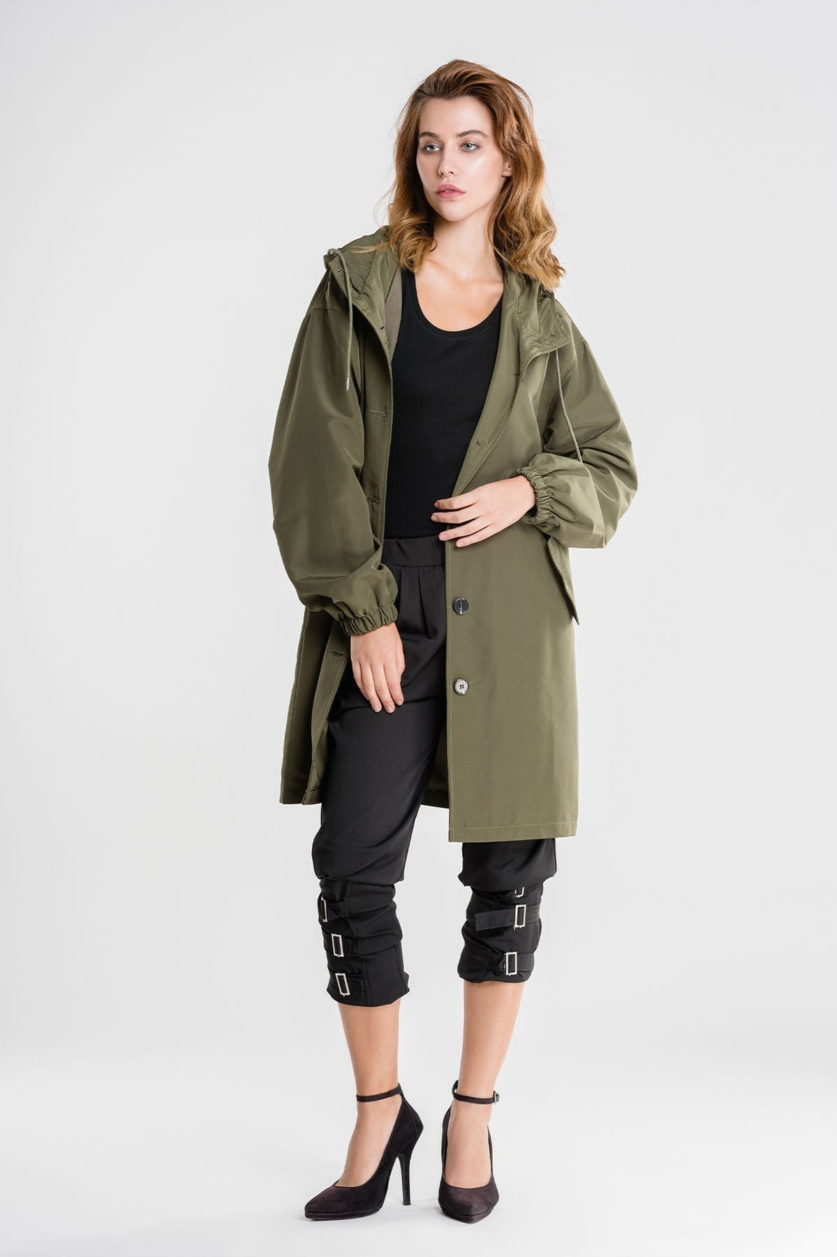 Veste imperméable femme à capuche légère
