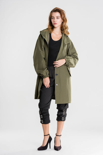 Veste imperméable femme à capuche légère