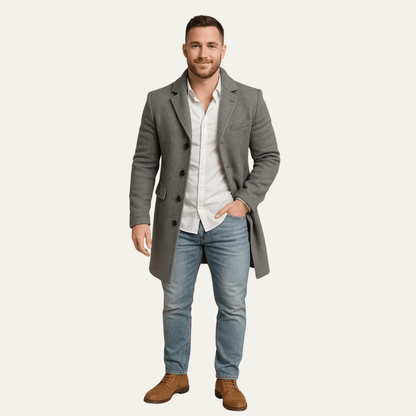 VogeLuxe | Manteau à carreaux sur mesure pour homme 3