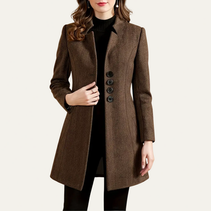VogeLuxe | Manteau blazer élégant à boutons pour femme 0