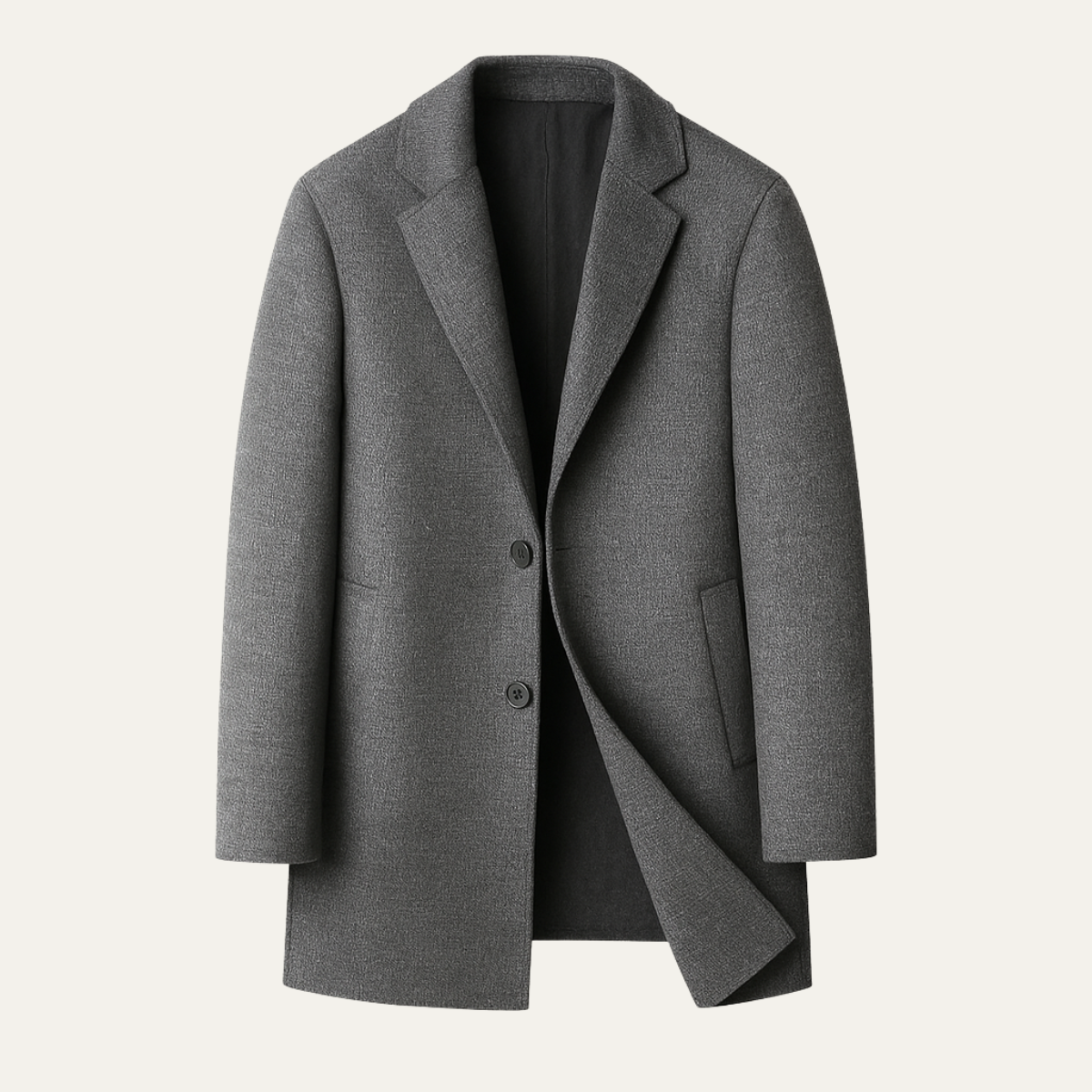 VogeLuxe | Manteau classique en laine pour homme 1