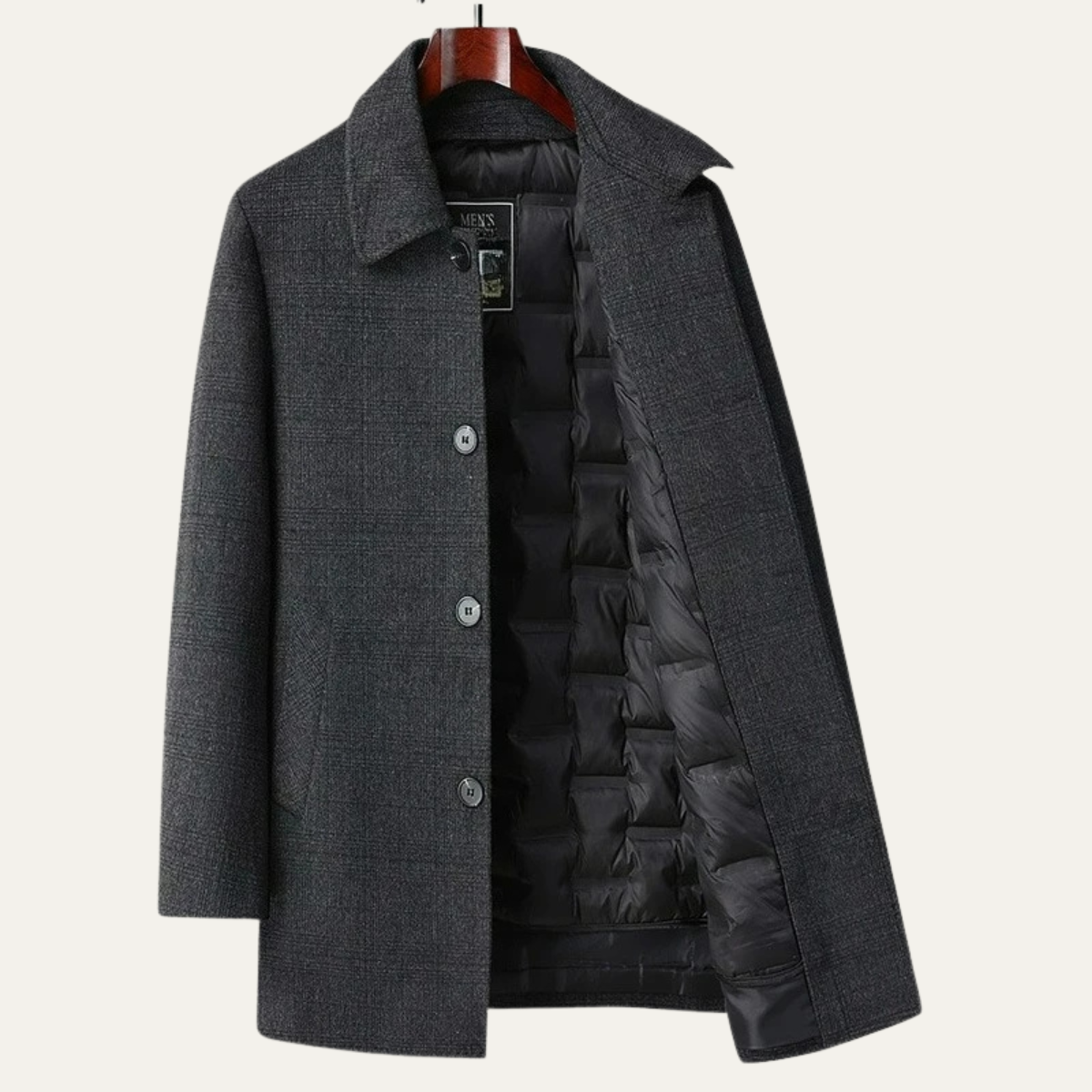 VogeLuxe | Manteau classique mi-cuisse pour homme 0