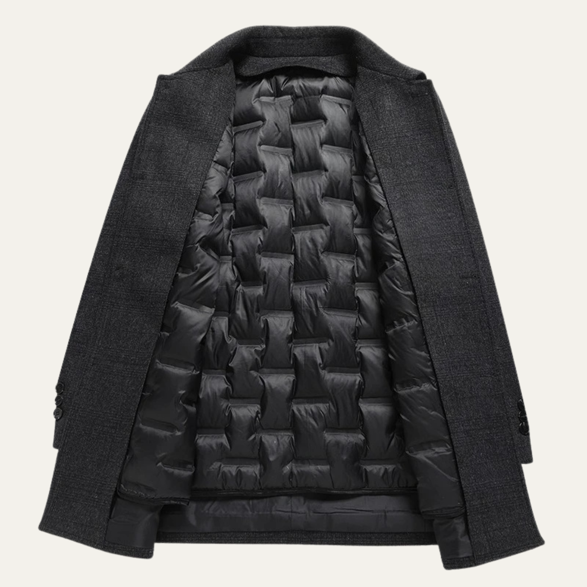 VogeLuxe | Manteau classique mi-cuisse pour homme 2