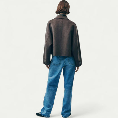 VogeLuxe | Manteau court tailleur pour femme 3