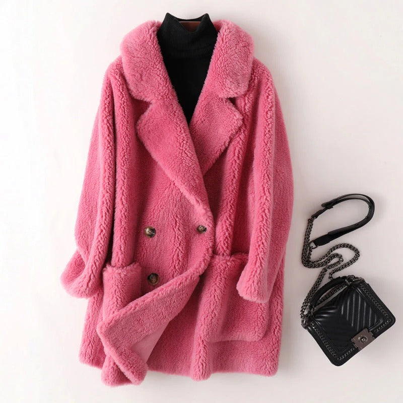 Manteau femme Teddy doux et chaud - PanierRoyale