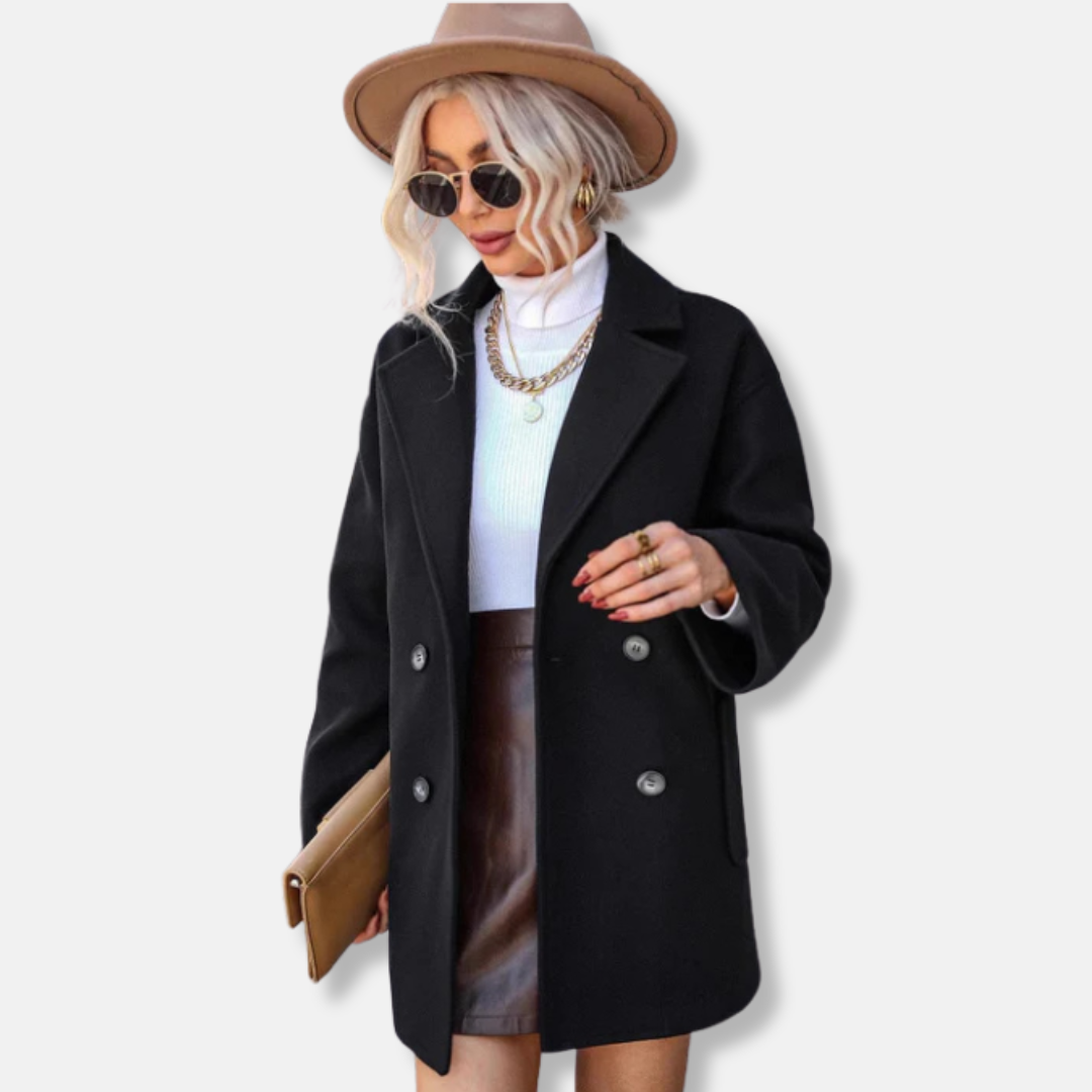 Manteau Femme Élégant Taille Droite - PanierRoyale