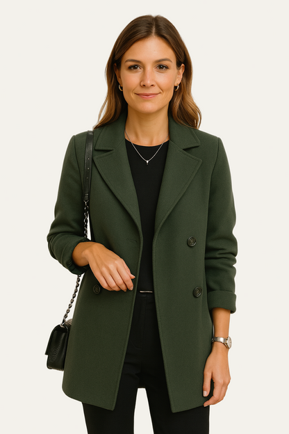 Manteau femme en laine épaisse et chaud - PanierRoyale