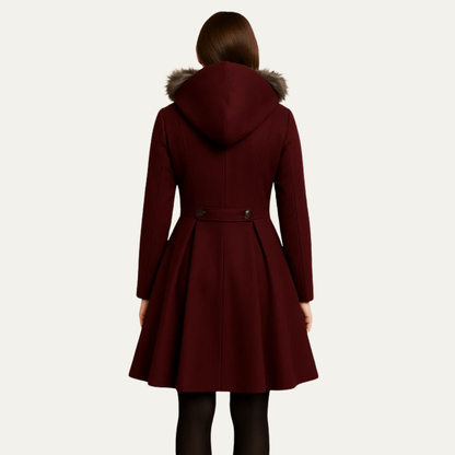 VogeLuxe | Manteau croisé évasé pour femme 2