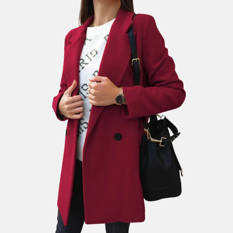 Manteau femme sur mesure tailleur moderne