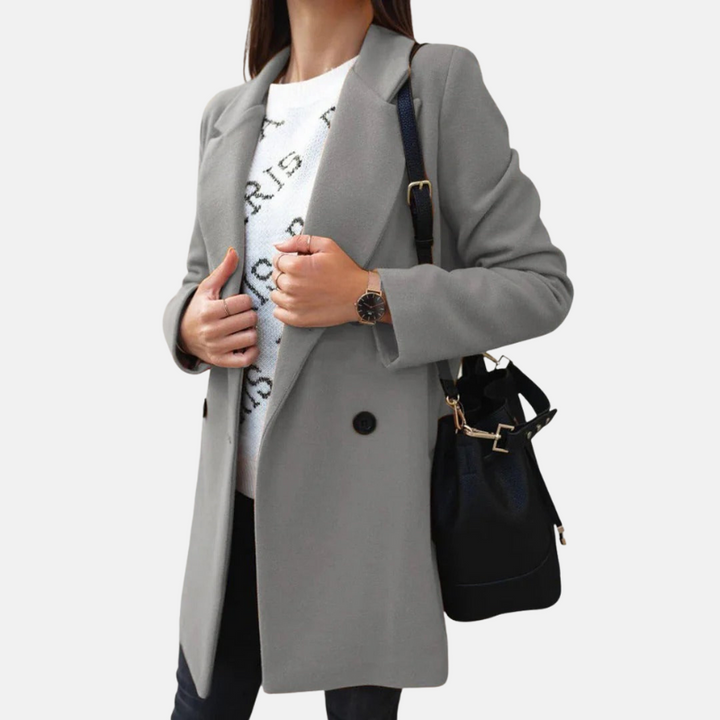Manteau croisé sur mesure - vue 3