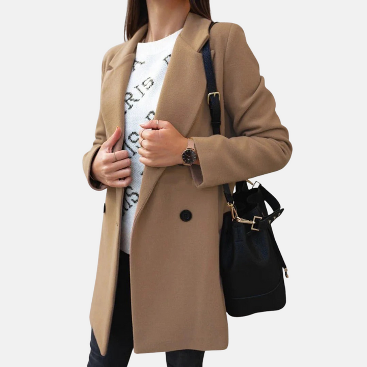 Manteau croisé sur mesure - vue 4