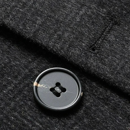 VogeLuxe | Manteau d'hiver en laine à carreaux pour homme 4
