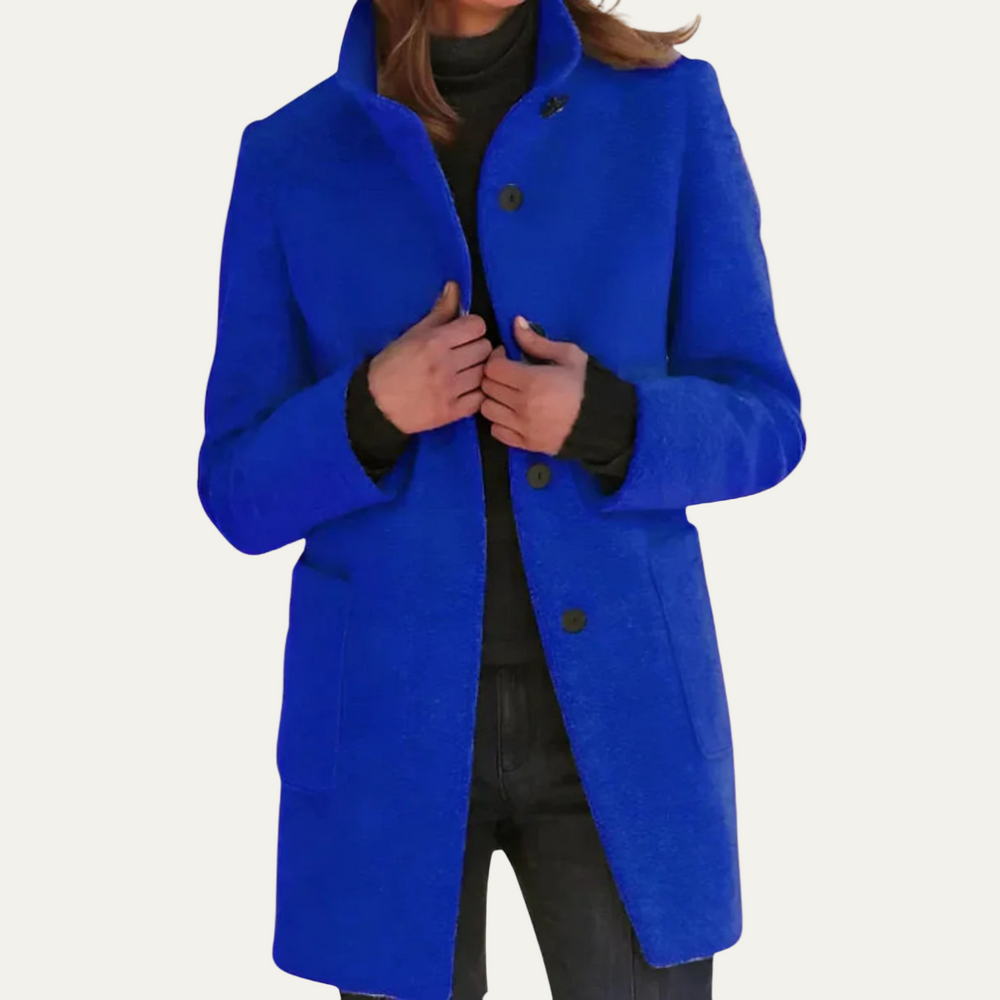 Manteau col montant chaud et élégant - vue 2