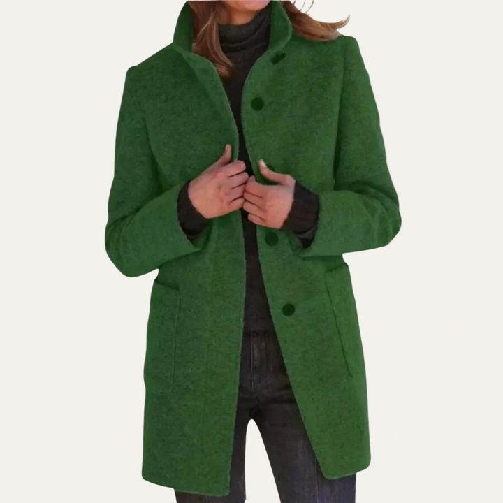 Manteau col montant chaud et élégant - vue 5