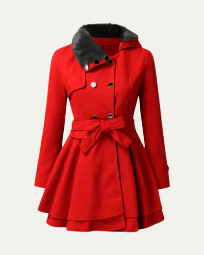 Manteau femme en fausse fourrure long et élégant - PanierRoyale