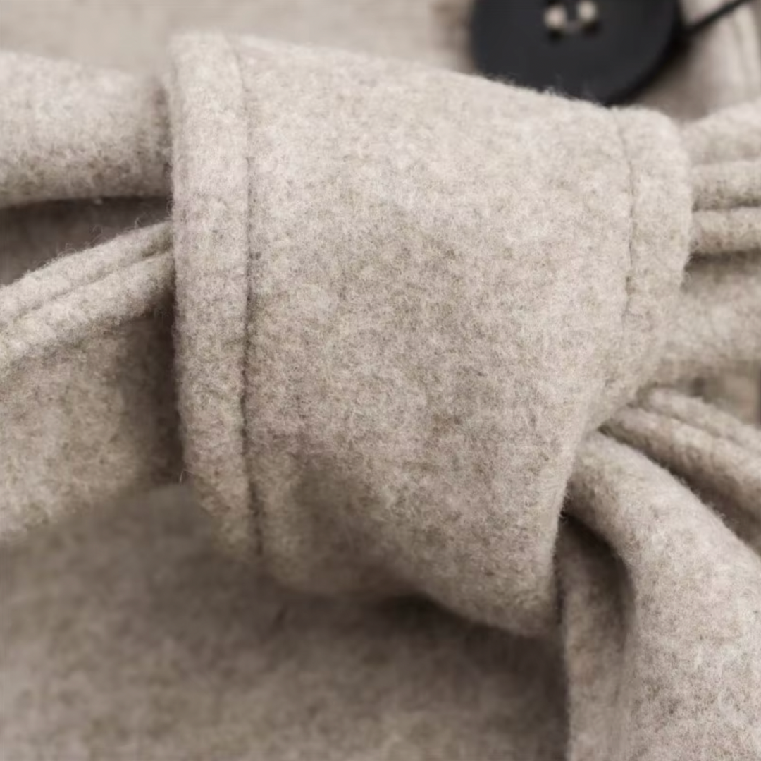Manteau long ceinturé avec col en fausse fourrure - vue 5